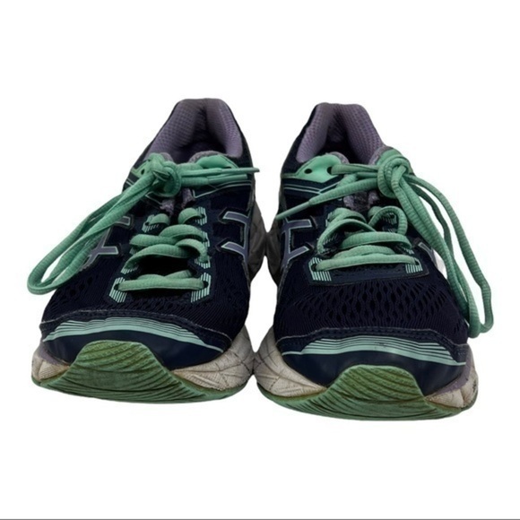 ASICS Women Running Shoes Blue Gel Size 7 - Picture 7 of 8